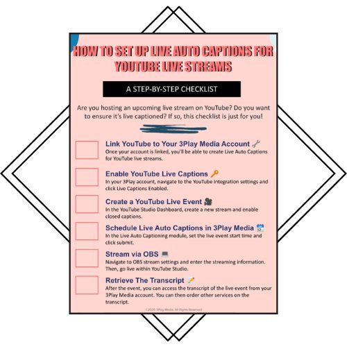 How to Set Up Live Auto Captions for YouTube Live Streams