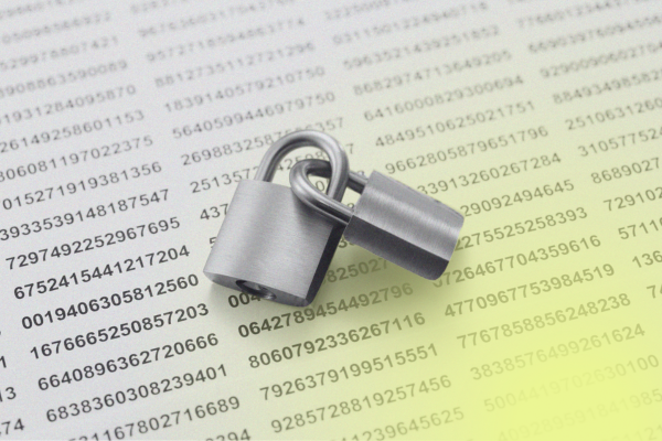 two padlocks locked together