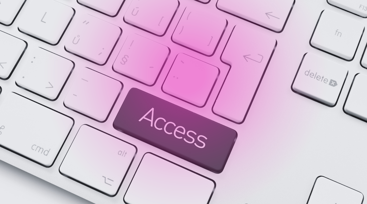 keyboard with a key marked "Access"